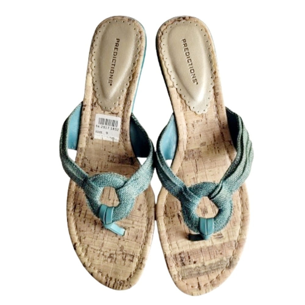 Predictions Women's Turquoise Blue Sandals
